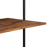 ZNTS Wall Desk 90x40x170 cm Solid Acacia Wood 247694