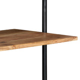 ZNTS Wall Shelf 94x35x113 cm Solid Acacia Wood 247695