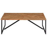 ZNTS Coffee Table 110x110x36 cm Solid Acacia Wood 247699