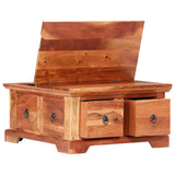 ZNTS Coffee Table 66x70x35 cm Solid Acacia Wood 247723