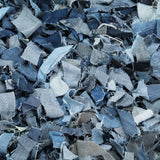 ZNTS Shaggy Rug Denim 160x230 cm Blue 133959