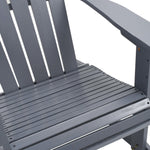 ZNTS Garden Rocking Chair Wood Grey 45704