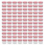 ZNTS Glass Jam Jars with White and Red Lids 96 pcs 110 ml 50791