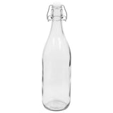 ZNTS Glass Bottle with Clip Closure 12 pcs 1 L 50826