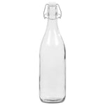 ZNTS Glass Bottle with Clip Closure 12 pcs 1 L 50826