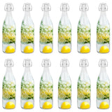 ZNTS Glass Bottle with Clip Closure 12 pcs 1 L 50826