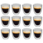 ZNTS Double Wall Thermo Glass for Espresso Coffee 12 pcs 80 ml 50832