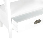 ZNTS Bookcase with 1 Drawer White 60x30x170 cm MDF 280035