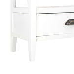ZNTS Bookcase with 1 Drawer White 60x30x170 cm MDF 280035