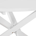 ZNTS Dining Table White 120x75 cm MDF 247632