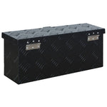 ZNTS Aluminium Box 485x140x200 mm Black 144845