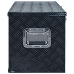 ZNTS Aluminium Box 1085x370x400 mm Black 144846