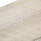 ZNTS Coffee Table White 110x50x40 cm Solid Mango Wood 248097