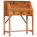 ZNTS Writing Desk 90x40x107cm Solid Acacia Wood 248098