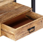 ZNTS TV Cabinet 150x30x45 cm Solid Mango Wood 247906