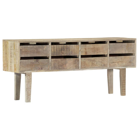 ZNTS Sideboard 140x30x60 cm Solid Mango Wood 247914