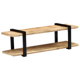 ZNTS TV Cabinet 130x40x40 cm Solid Mango Wood 247883