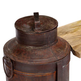 ZNTS Milk Bottle Bench 150x33x64 cm Solid Mango Wood 247888