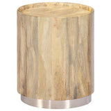 ZNTS Coffee Table 38x45 cm Solid Mango Wood 247656