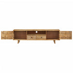 ZNTS TV Cabinet 140x30x40 cm Solid Mango Wood 249856