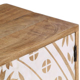 ZNTS TV Cabinet 140x30x40 cm Solid Mango Wood 249856