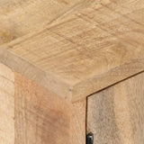 ZNTS TV Cabinet 140x30x40 cm Solid Mango Wood 249856