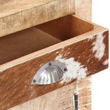 ZNTS Bedside Cabinet 40x30x50 cm Solid Mango Wood 249859