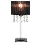 ZNTS Desk Lamp Black Round E27 281587