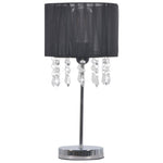 ZNTS Desk Lamp Black Round E27 281587