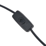 ZNTS Desk Lamp Black Round E27 281587