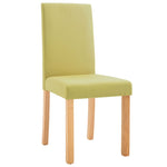ZNTS Dining Chairs 2 pcs Green Fabric 249107