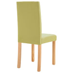 ZNTS Dining Chairs 4 pcs Green Fabric 249108