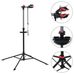 ZNTS Bike Repair Stand 103x103x cm Steel Black 144921