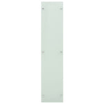 ZNTS Firewood Rack White 40x35x160 cm Glass 282842