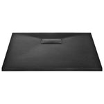 ZNTS Shower Base Tray SMC Black 90x90 cm 144779