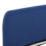 ZNTS Bed Frame Blue Fabric 180x200 cm 6FT Super King 281060