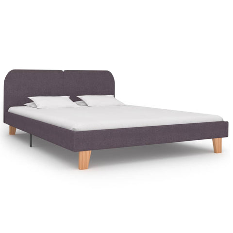 ZNTS Bed Frame Taupe Fabric 180x200 cm 6FT Super King 281070