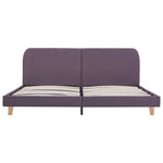 ZNTS Bed Frame Taupe Fabric 180x200 cm 6FT Super King 281070