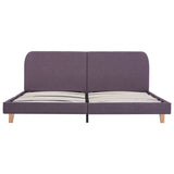 ZNTS Bed Frame Taupe Fabric 180x200 cm 6FT Super King 281070