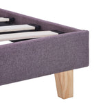 ZNTS Bed Frame Taupe Fabric 180x200 cm 6FT Super King 281070