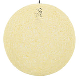 ZNTS Hanging Lamp Cream Sphere 45 cm E27 50930