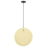 ZNTS Hanging Lamp Cream Sphere 45 cm E27 50930