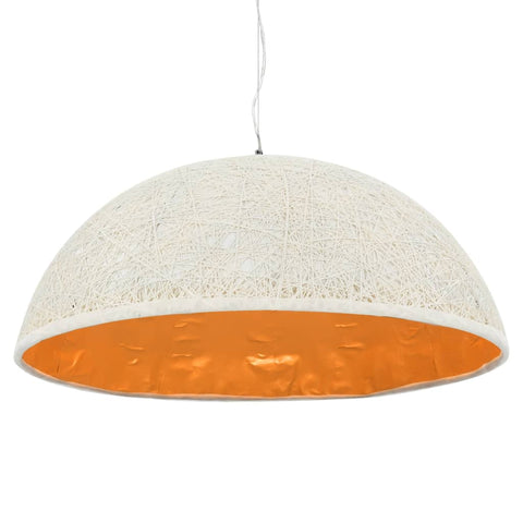 ZNTS Pendant Lamp White and Gold 70 cm E27 50939