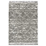 ZNTS Rug Berber Shaggy PP Grey and Beige 140x200 cm 134049
