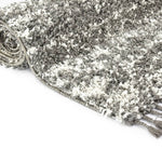 ZNTS Rug Berber Shaggy PP Grey and Beige 140x200 cm 134049