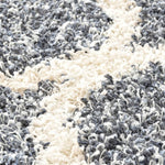 ZNTS Rug Berber Shaggy PP Blue and Beige 160x230 cm 134086