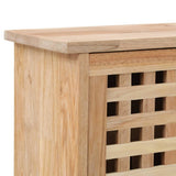 ZNTS Shoe Storage Cabinet 55x20x104 cm Solid Walnut Wood 247600