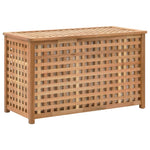 ZNTS Laundry Chest 77.5x37.5x46.5 cm Solid Walnut Wood 247602