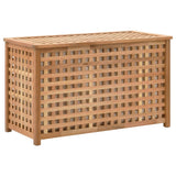 ZNTS Laundry Chest 77.5x37.5x46.5 cm Solid Walnut Wood 247602