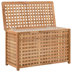 ZNTS Laundry Chest 77.5x37.5x46.5 cm Solid Walnut Wood 247602